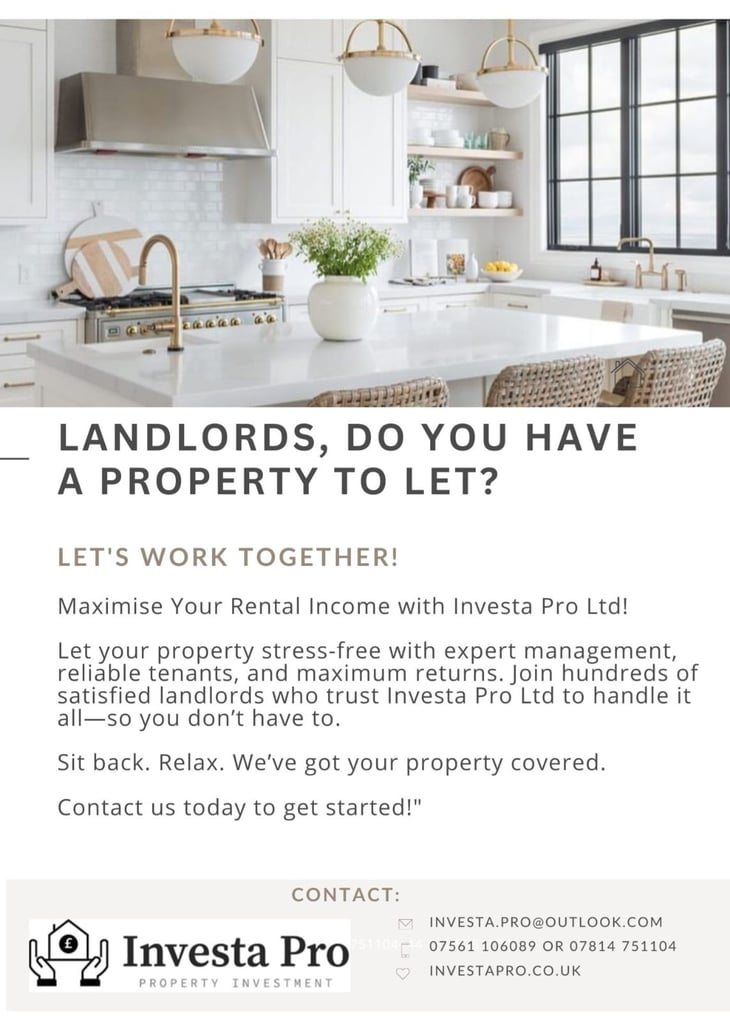 Properties wanted for rent London Brent region