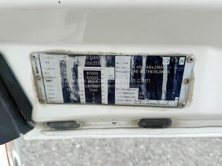 2021 (21) SCANIA R450 6X2 TAG HIGHLINE