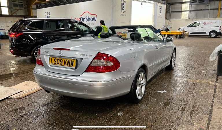 2009 Mercedes-Benz CLK 1.8 CLK200 Kompressor Avantgarde Cabriolet 2dr Petrol Automatic (214 g/km,...