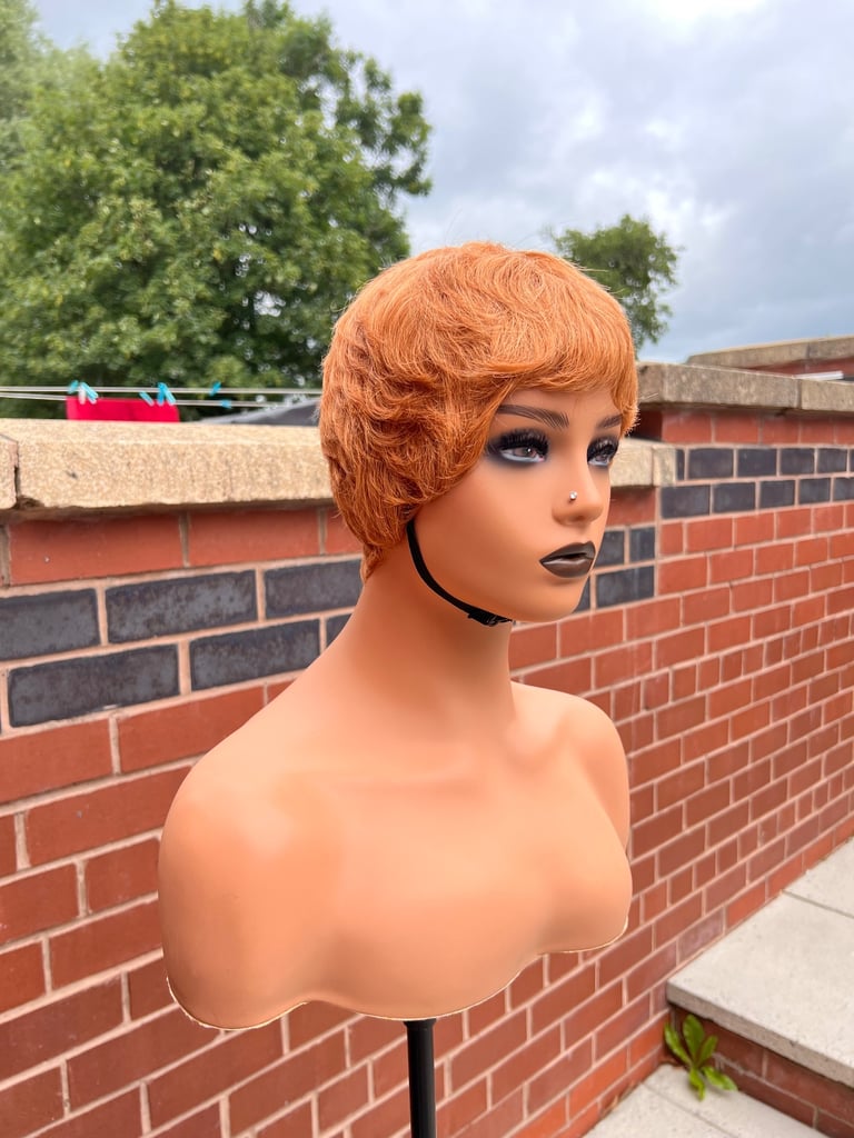 image for Pixie cut Humanhair wig 