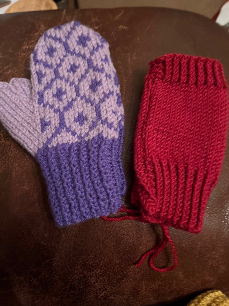 B/New Handmade Gloves Adult n Junior