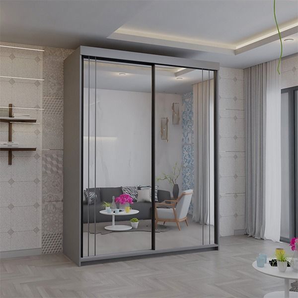 GUARANTEED PRICE- BRAND NEW 2 3 DOOR GERMAN SLIDING TWO THREE DOOR WARDROBE IN 4 COLORS *