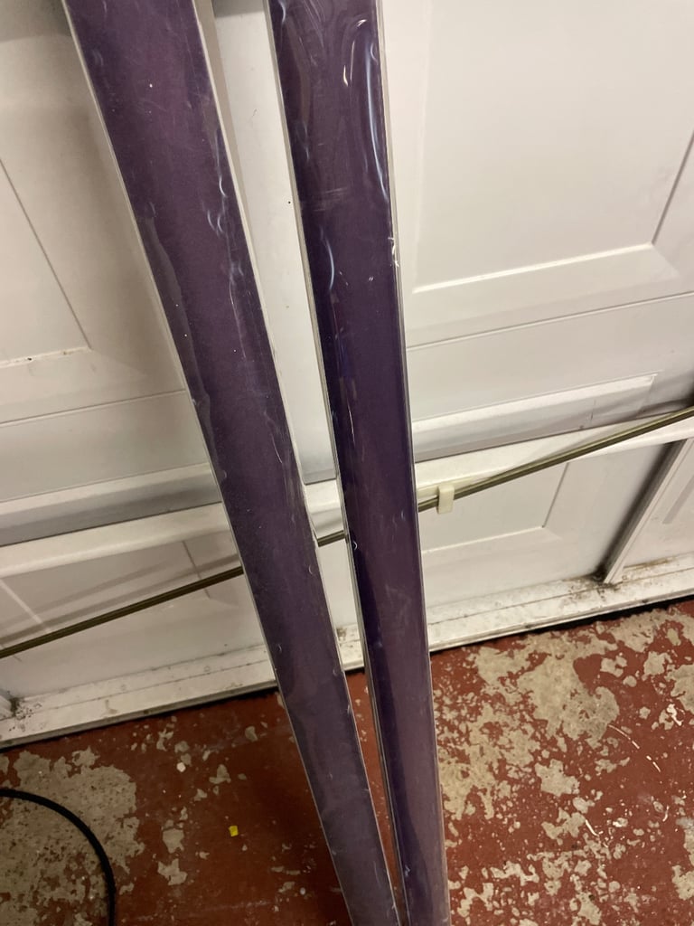 BNIB. NEVER OPENED.  3 Roller Blinds each one 5ft wide Roller blinds 64inch drop Purple and Mauve 