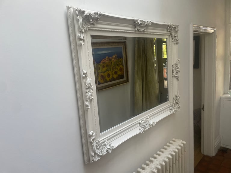 White decorative Mirror
