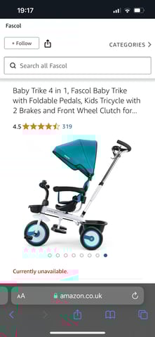 Fascol in one trike in Clapham, London Gumtree