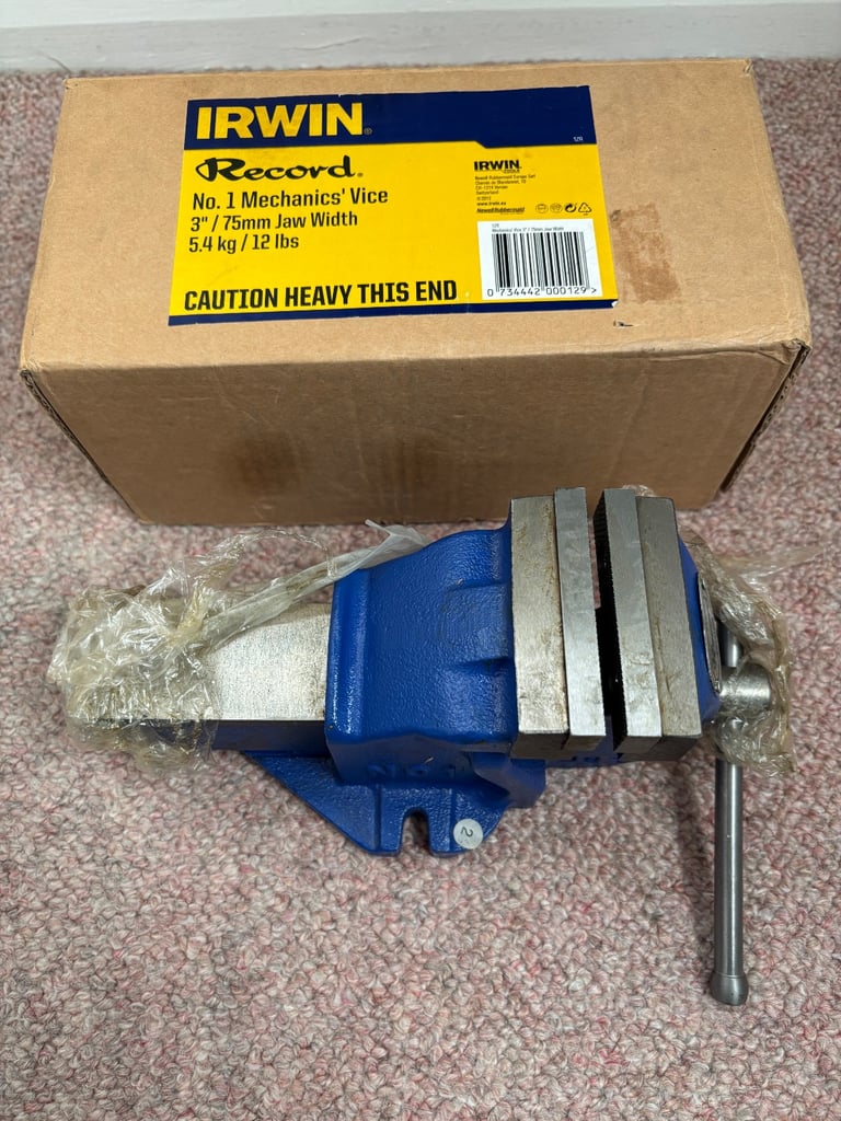 image for Irwin Mechanics Vice 3” Jaw Width 