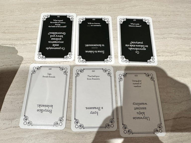 Gentleman's Cards