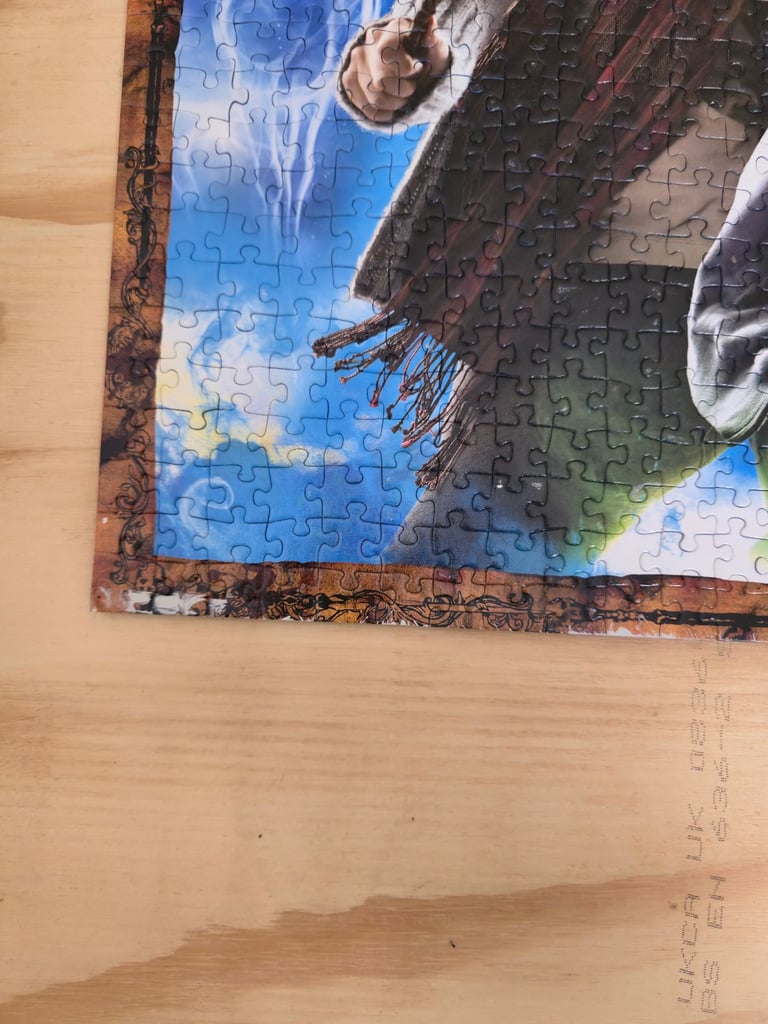 Completed hangable puzzle wallpapers