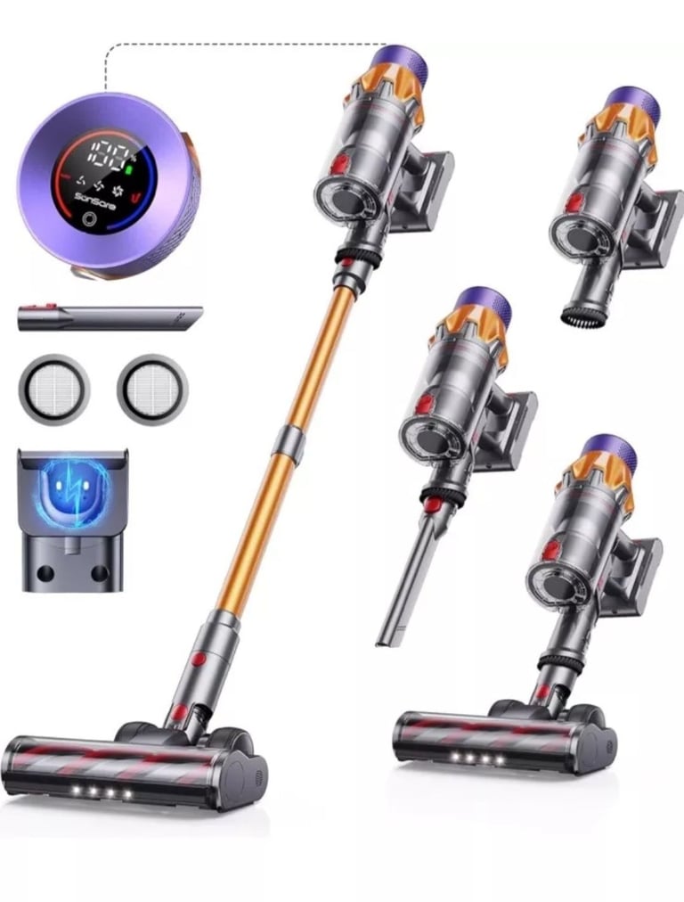 SUNSARE LED DISPLAY SCREEN VACUUM CLEANER MODEL X7A