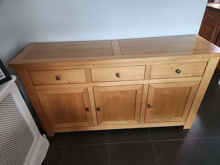 Solid oak side unit
