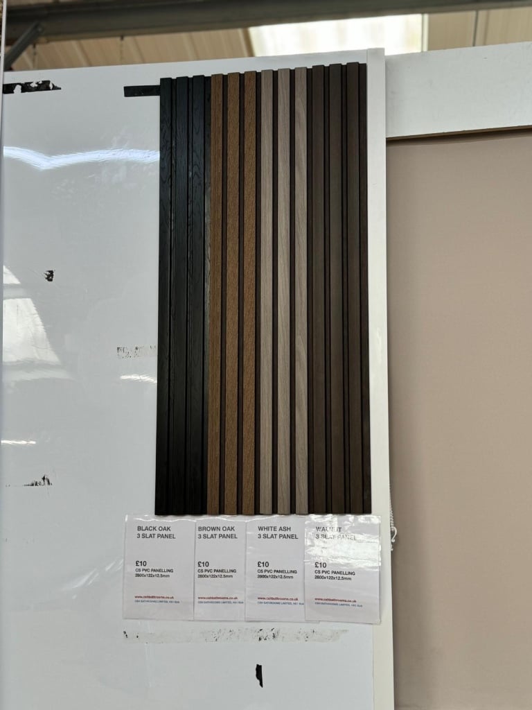 Cladding CS PVC WALL PANELS 10mm, bathroom decor panels, CSH Bathrooms