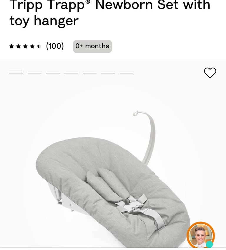 image for Stokke Tripp trapp newborn set with toy hanger 