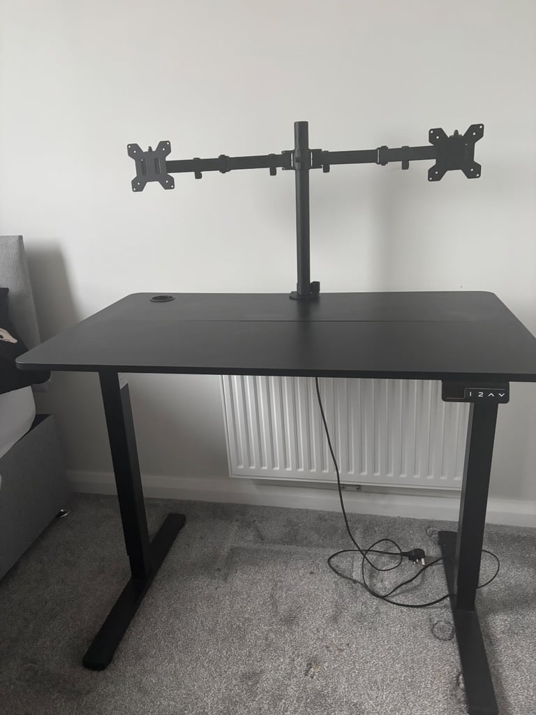 image for Dual Monitor Stand Adjustable Arm Desk Mount