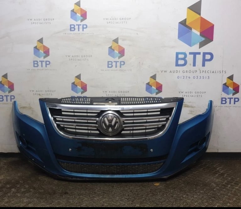 image for VW TIGUAN 5N MK1 2008-2012 BUMPER (FRONT) BLUE LD5N BLUE LD5N