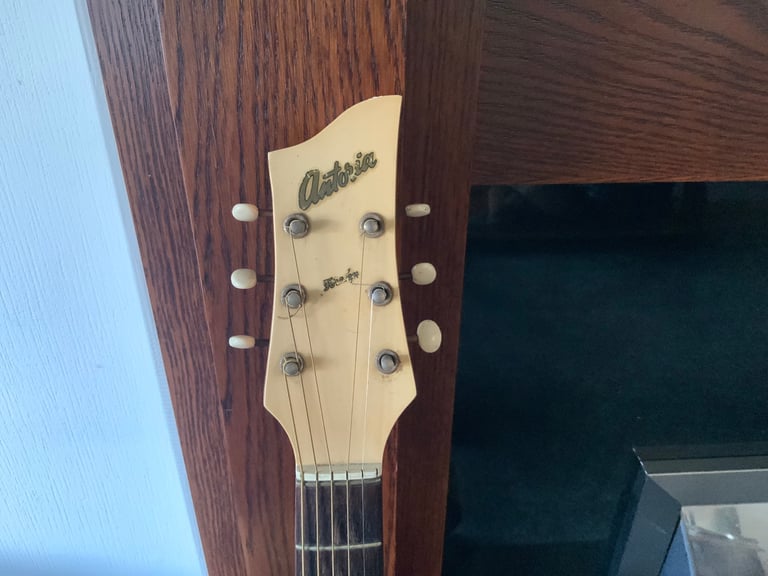 Rare Antoria f hole acoustic guitar 