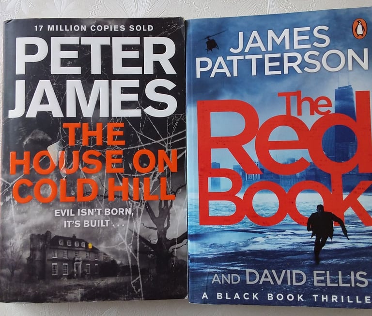 James Patterson & Peter James books, £2 for both books