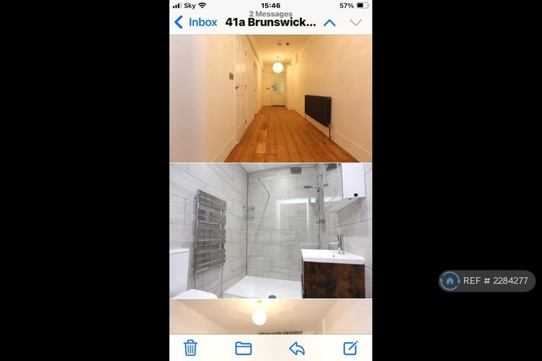 2 bedroom flat in Brunswick Sq, Hove, BN3 (2 bed) (#2284277)