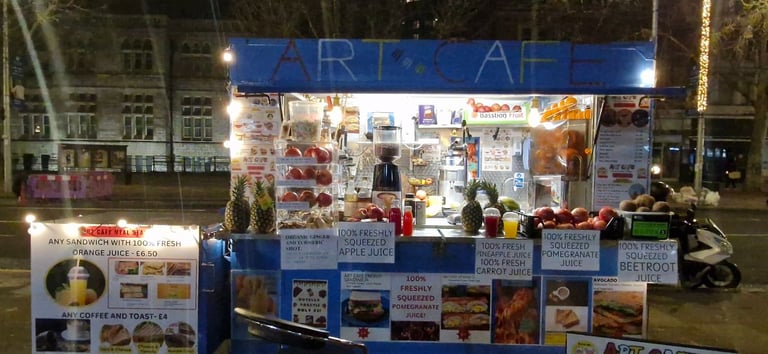 Food Trailer with Coffee Machine for Sale 