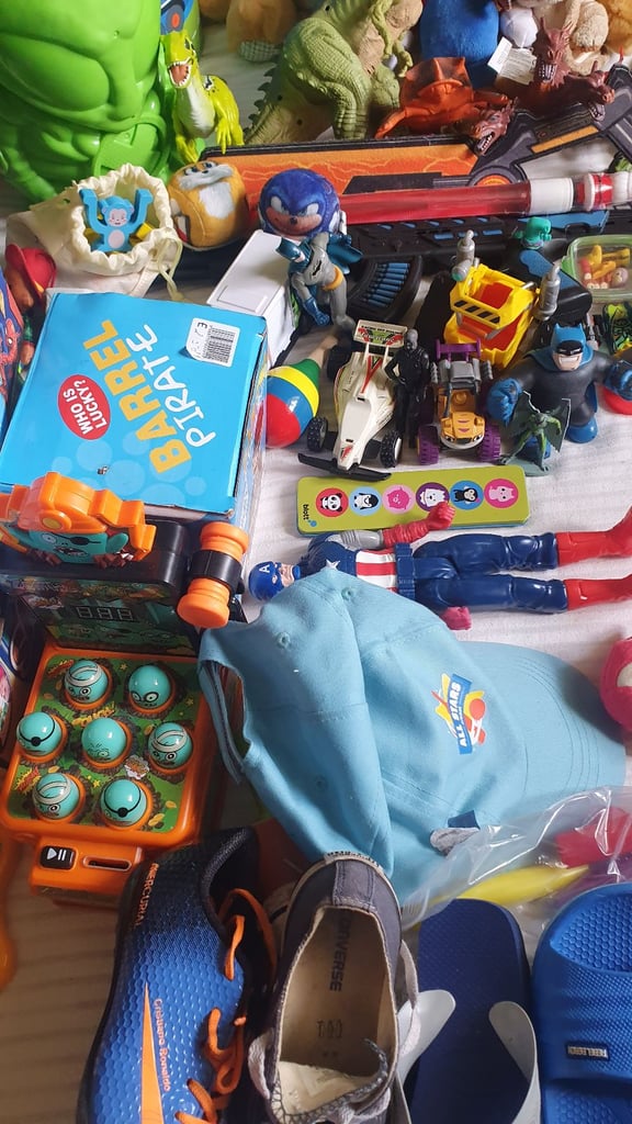 Various boys toys and clothing 