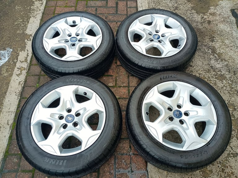 16" FORD 5x108 WHEELS / 215 55 16" TYRES FOCUS MONDEO C MAX TRANSIT CONNECT NOT ALLOYS