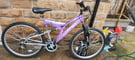 Ladies mountain bike with suspension