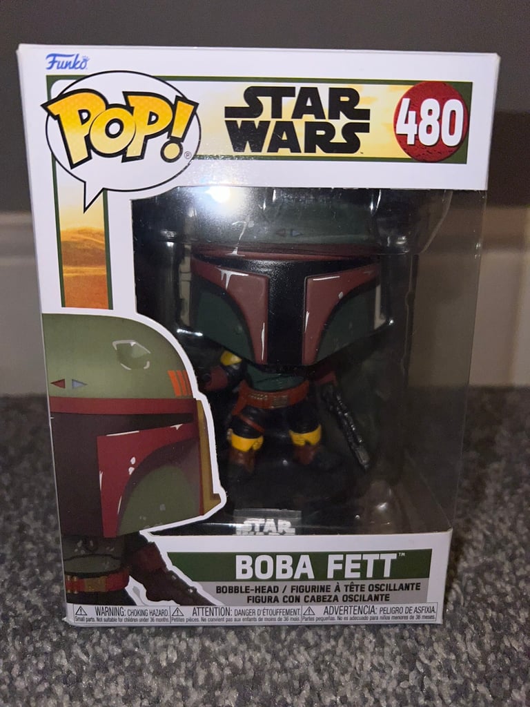 image for Disney Star Wars Bobba Fett Funko Pop Bobblehead (480)
