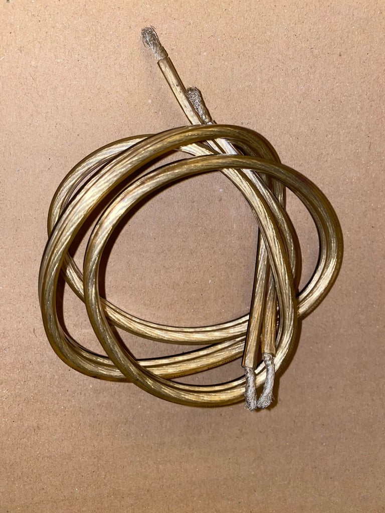 Ixos XHS 553 Speaker Cable 1m - 4.2mm 11 AWG SPC-OFC Silver Cable