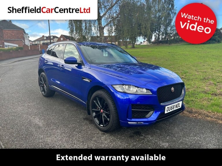 2018 68 JAGUAR F-PACE 2.0 P300 R-SPORT SUV 5DR PETROL AUTO AWD EURO 6 (S/S) (300