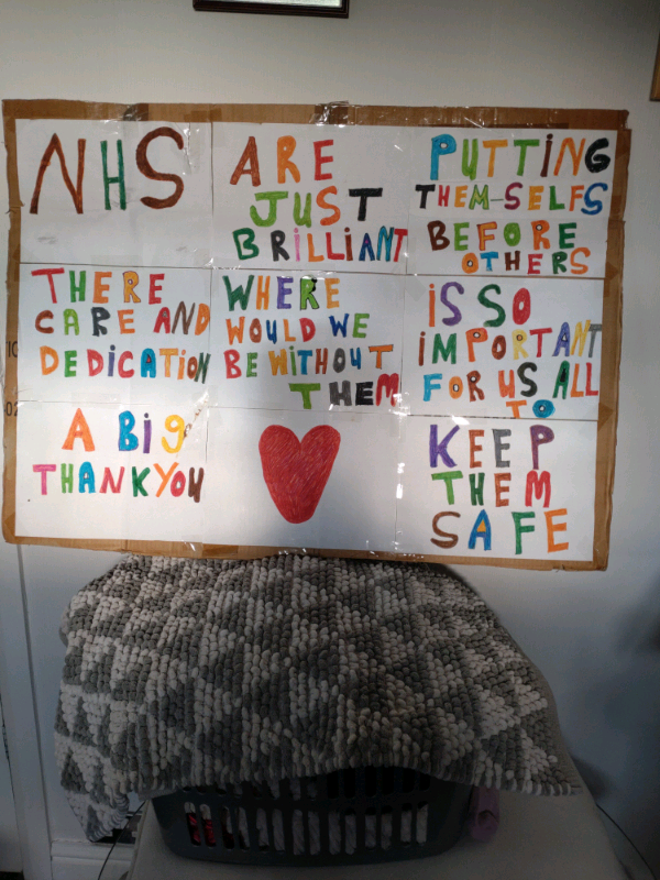  A notice to show the NHS hows much i support there much needed help w