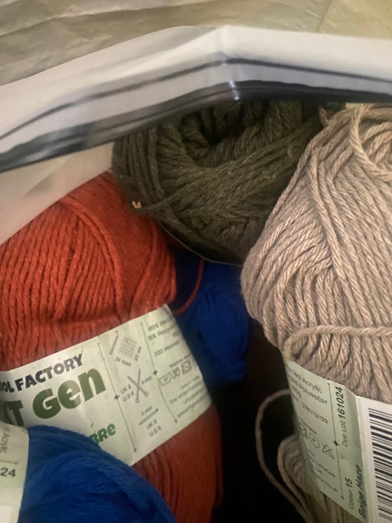 Mix of wool yarn joblot brand new 