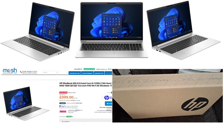 image for HP EliteBook 650 G10 Laptop - Intel Core i5, 16GB, 1TB, Fingerprint, Wi-Fi 6