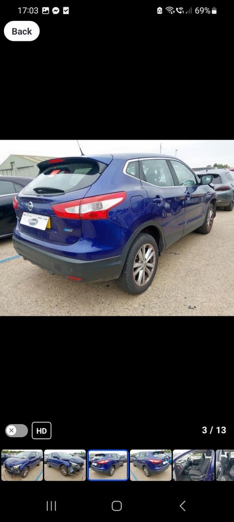 image for Nissan qashqai 2015 breaking 