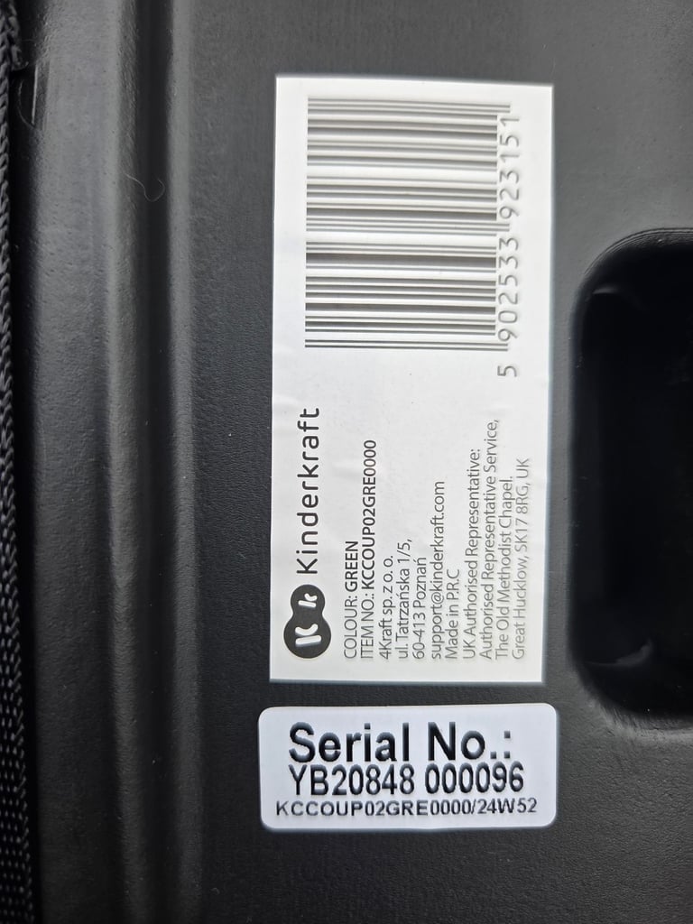 Kinderkraft Comfort Up Child Car Seat 