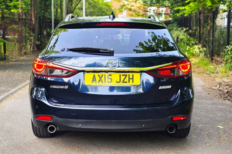 2015 MAZDA 6 2.2D (175 BHP) SPORT NAV ESTATE AUTOMATIC + EURO 6 + LEATHER + FSH 