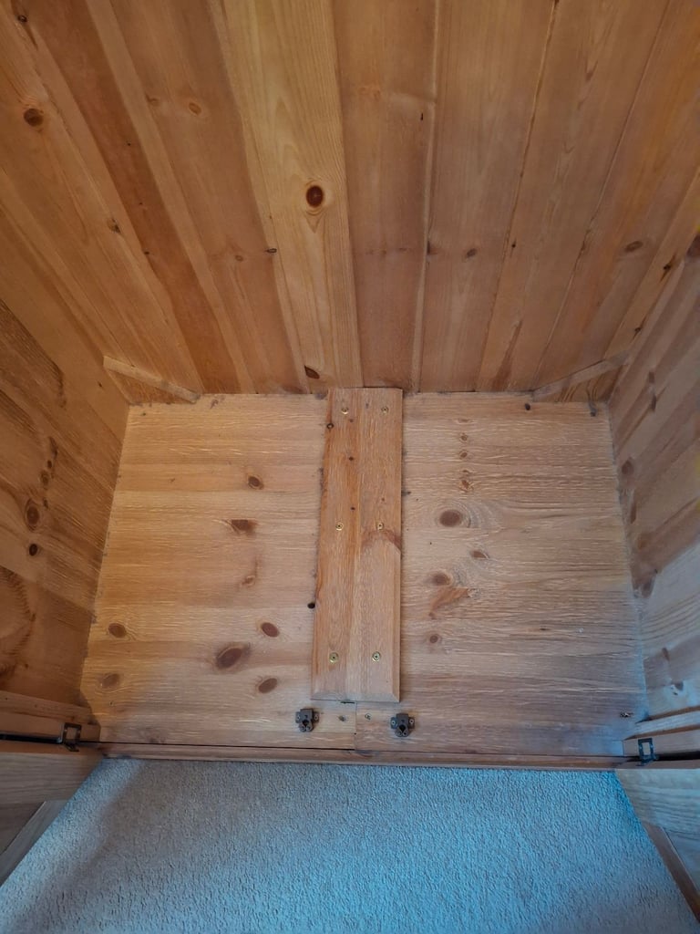 Deep and Tall Pine Wardrobe 