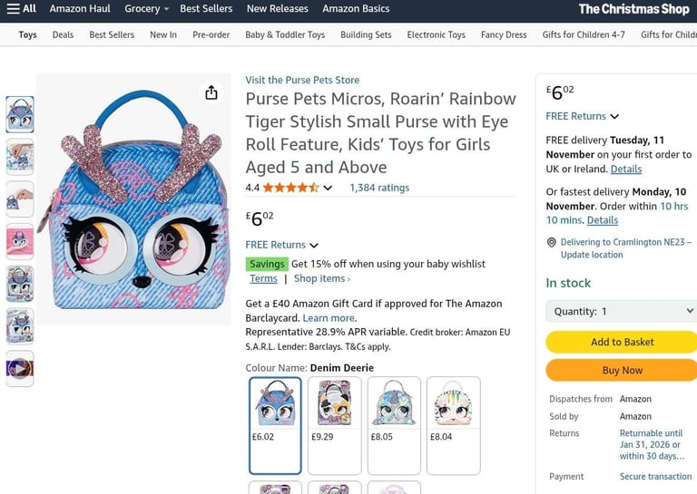 Little purse pets £2