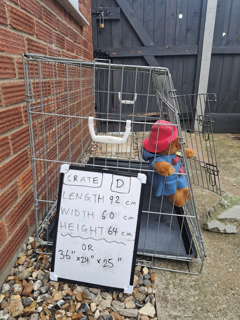 Sloping front puppy dog crate cage 