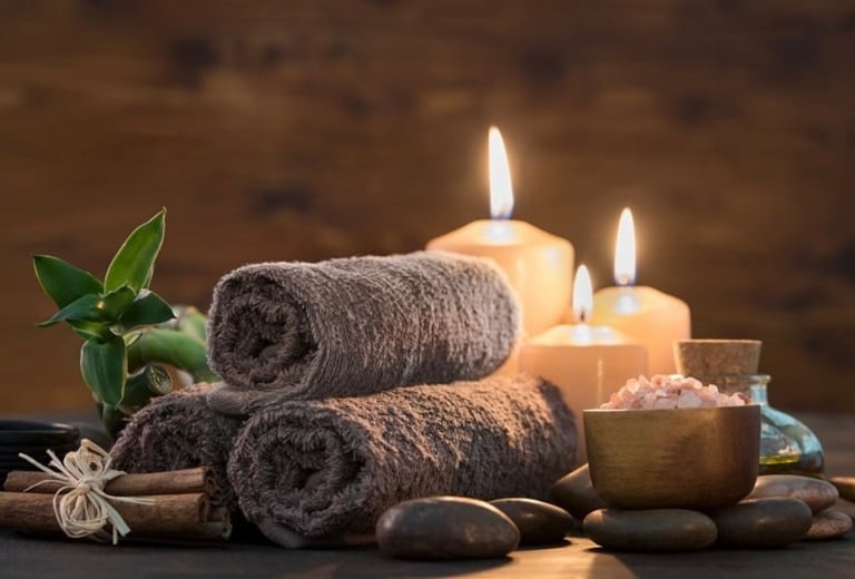 Relaxing holistic massage therapist at E3