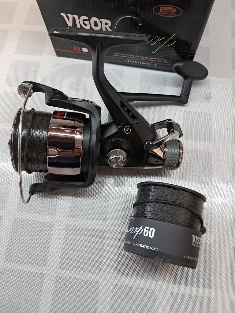 Trout and Salmon fishing reels fly 2 boxes and box of lures