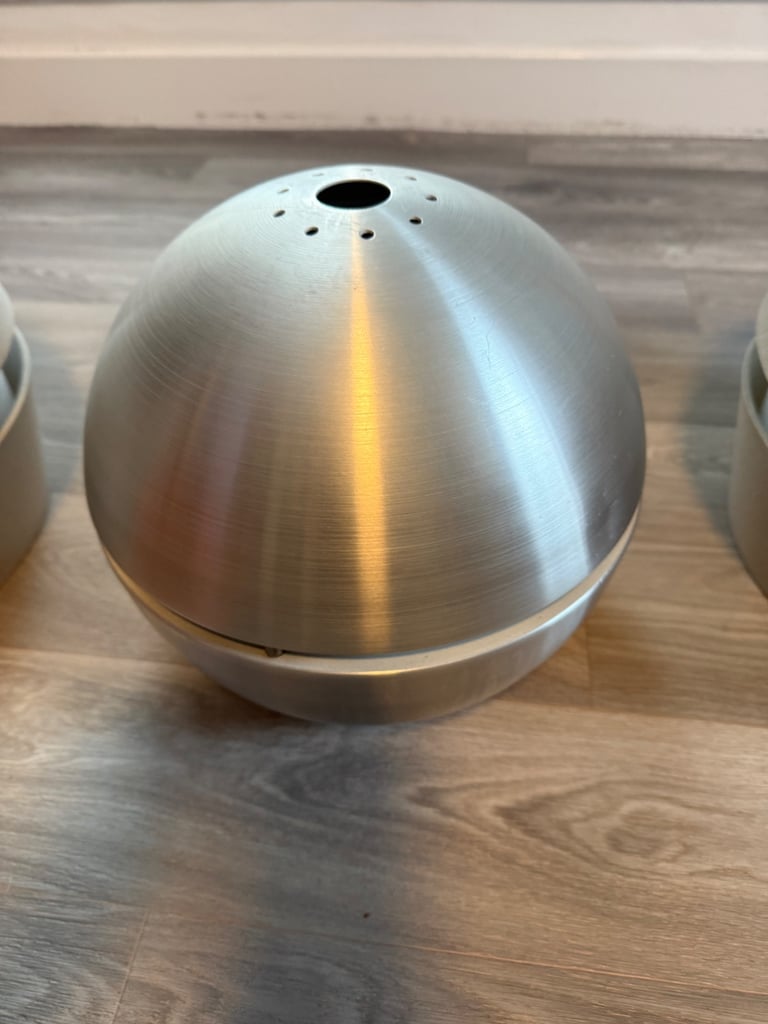 Colours Cassio light grey two tier cylinder light shades 