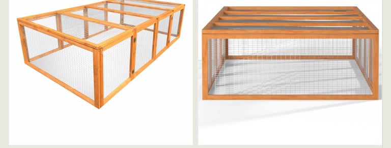 7.7 Ft XL Folding Canterbury Guinea pig / Rabbit Foldaway Run