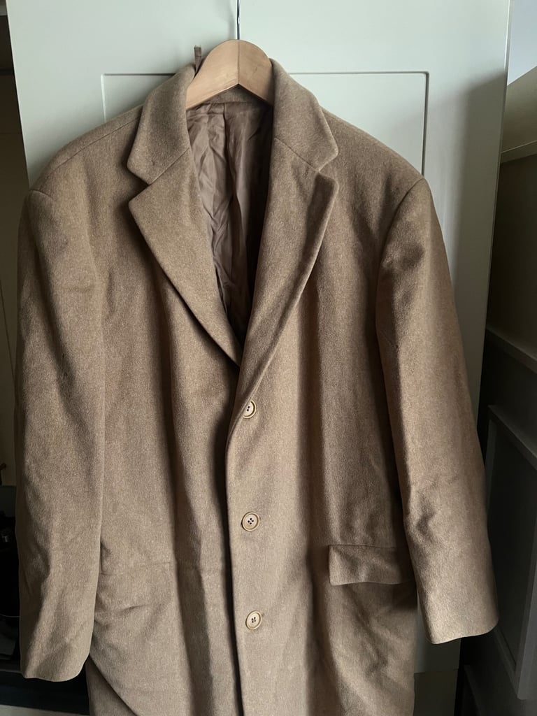 image for Calvin Klein wool coat size medium to large