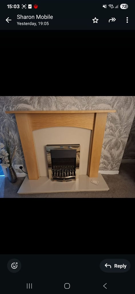 image for Fireplace and surround FREE