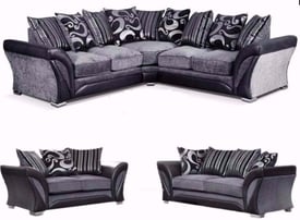 Extra Coushion Fully Comfortable 2 + 3 Seater Corner Shannon Sofa
