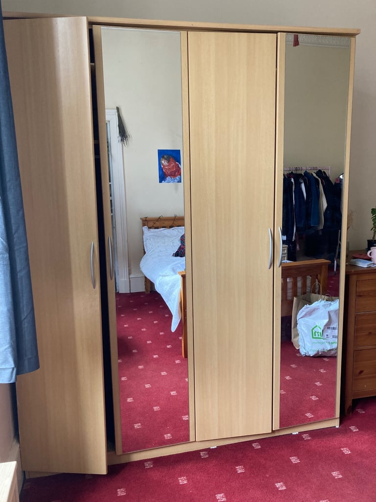 Bedroom furniture- wardrobe, dresser, bedside tables x 2