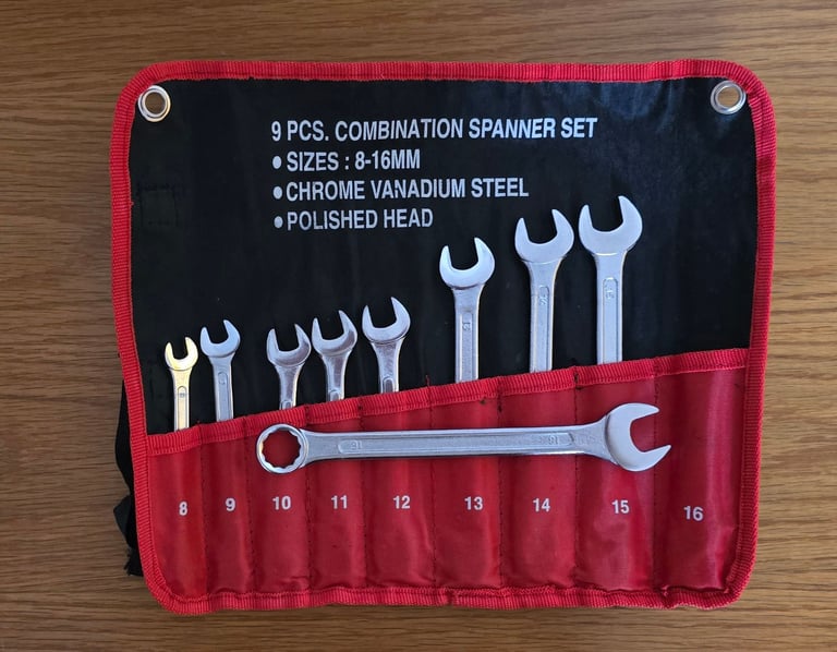 9pc Combination Spanner Set