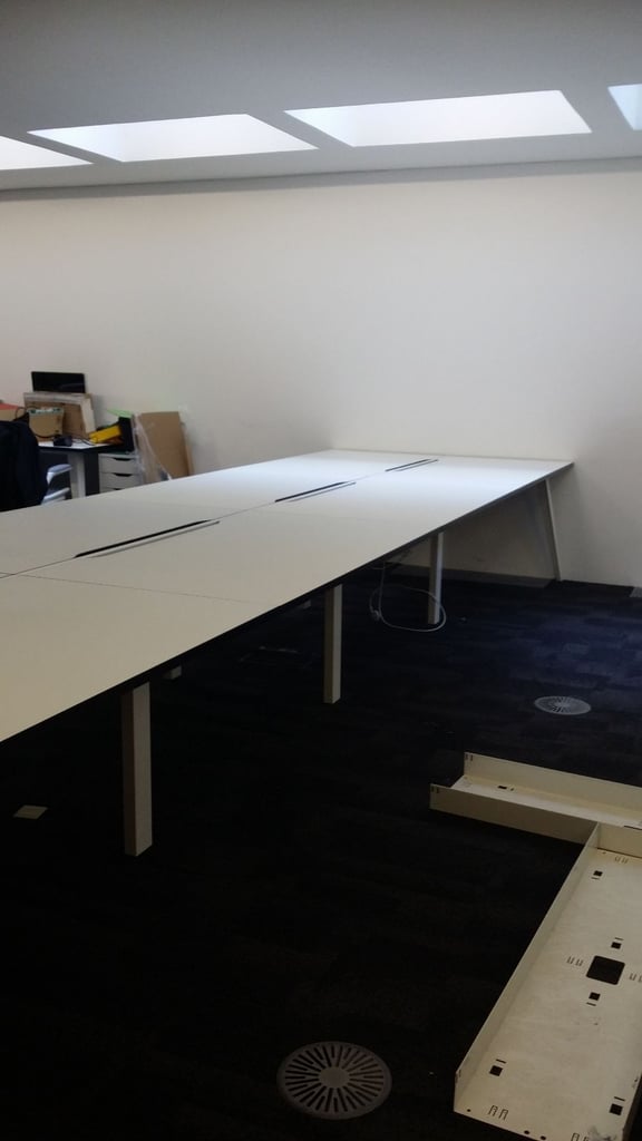 White Desk Top ONLY 140cm x 80cm (no legs included)