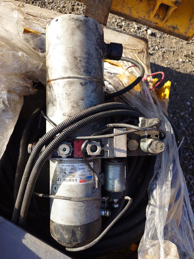 2017 Econ Snow Plough For Truck Telehandler Tractor c/w storage frame