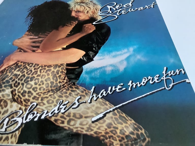 Vinyl Album Rod Stewart Blondes Have More Fun