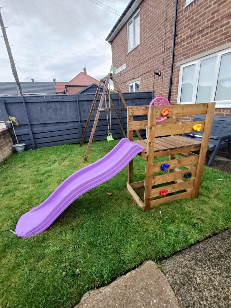 image for 6 foot slide and climbing frame 